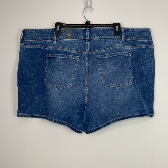 Torrid 3.5 Inch Jegging Super Soft High Rise Jean Shorts. Plus Size 28. NWT. - Picture 7 of 16